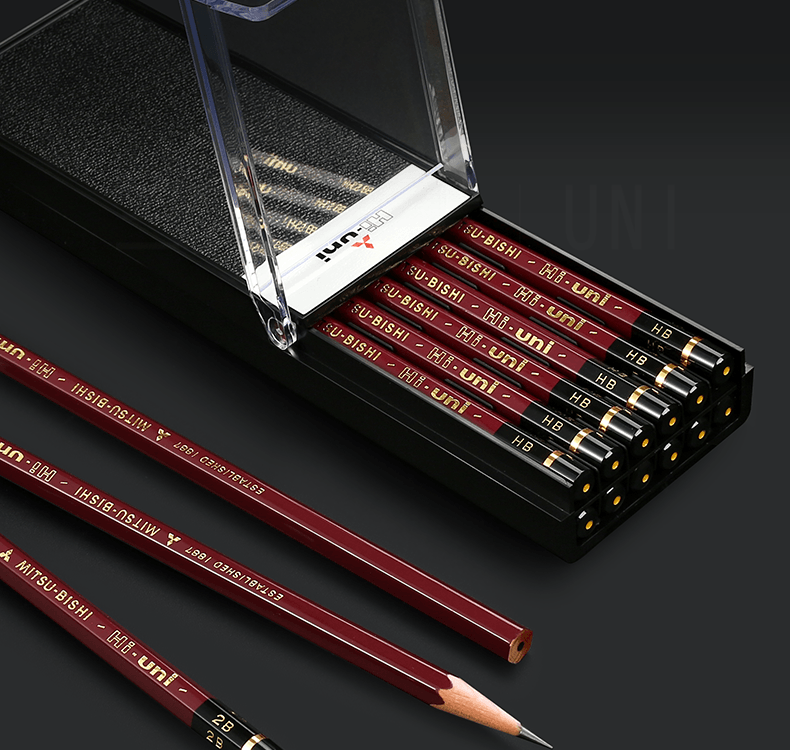 Uni Hi-uni Bleistift-12er-Set