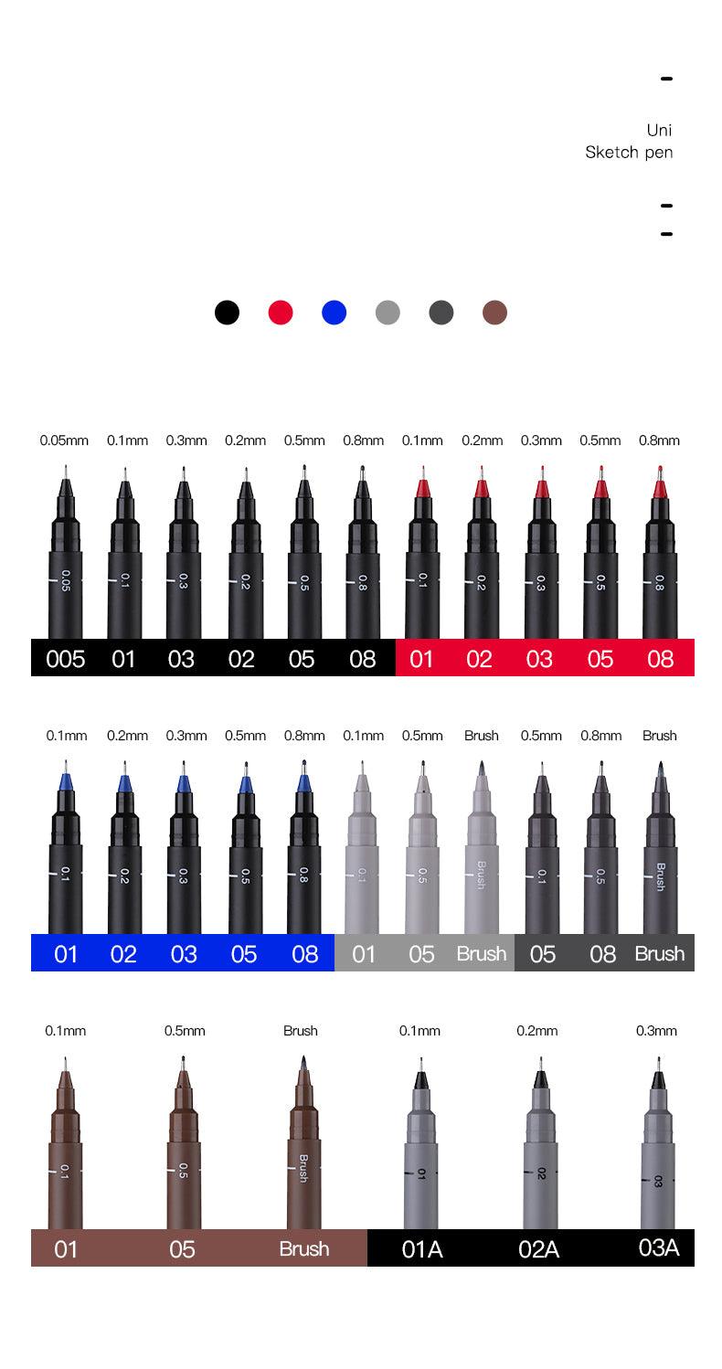 Uni Pin Fine Liner Pens
