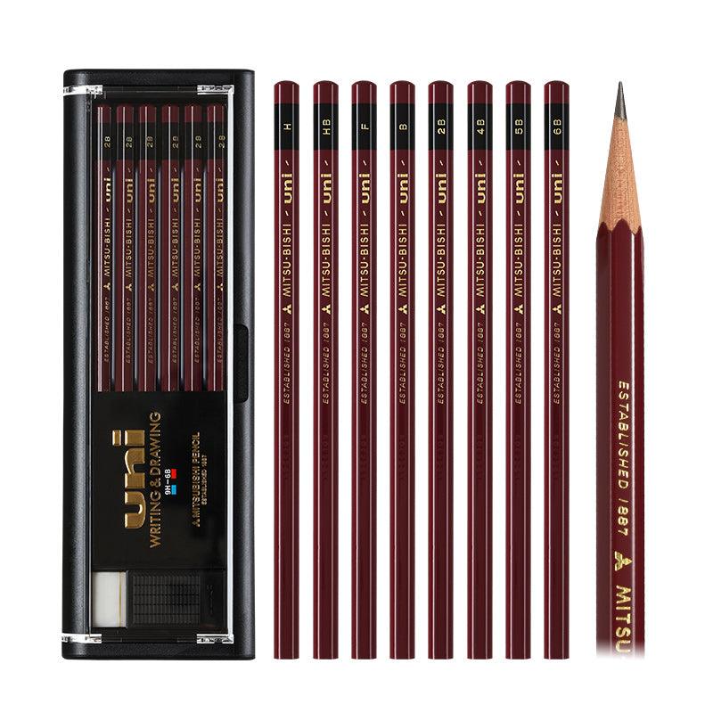 Uni Schreiben & Zeichnen Bleistift-12er-Set