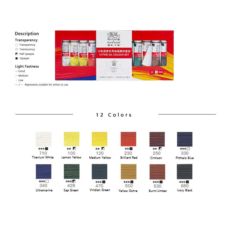 Winsor & Newton Fine Oil Paint Sets - 11 g (12 ml)