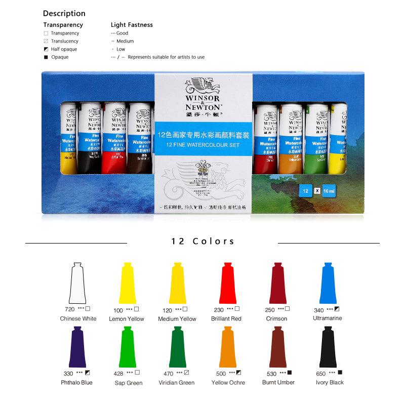 Winsor & Newton Fine Aquarellfarbe Set- 1 g (10 ml)