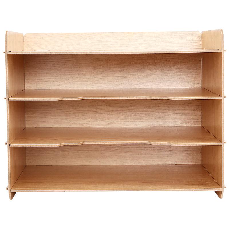 Holzfarbe Vier Levels File Holder