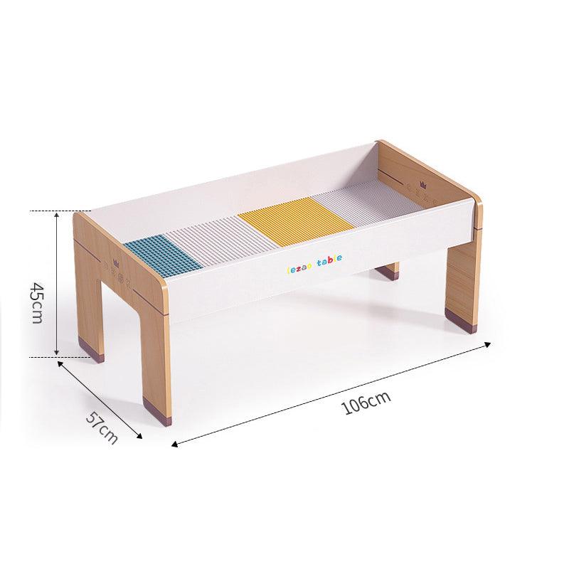 Wood Kids Multi-Use-Spiel und Lesetisch (106cm-Schreibtisch + 2 Stühle)